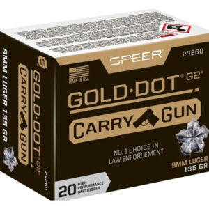 Speer Gold Dot Carry Gun 135-Grain